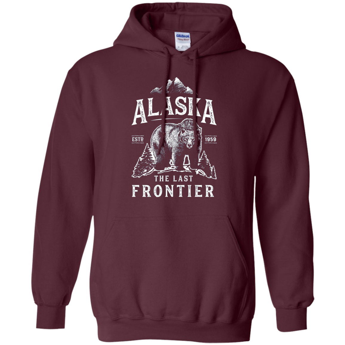 Alaska T Shirt The Last Frontier Bear Home Men Women Gifts