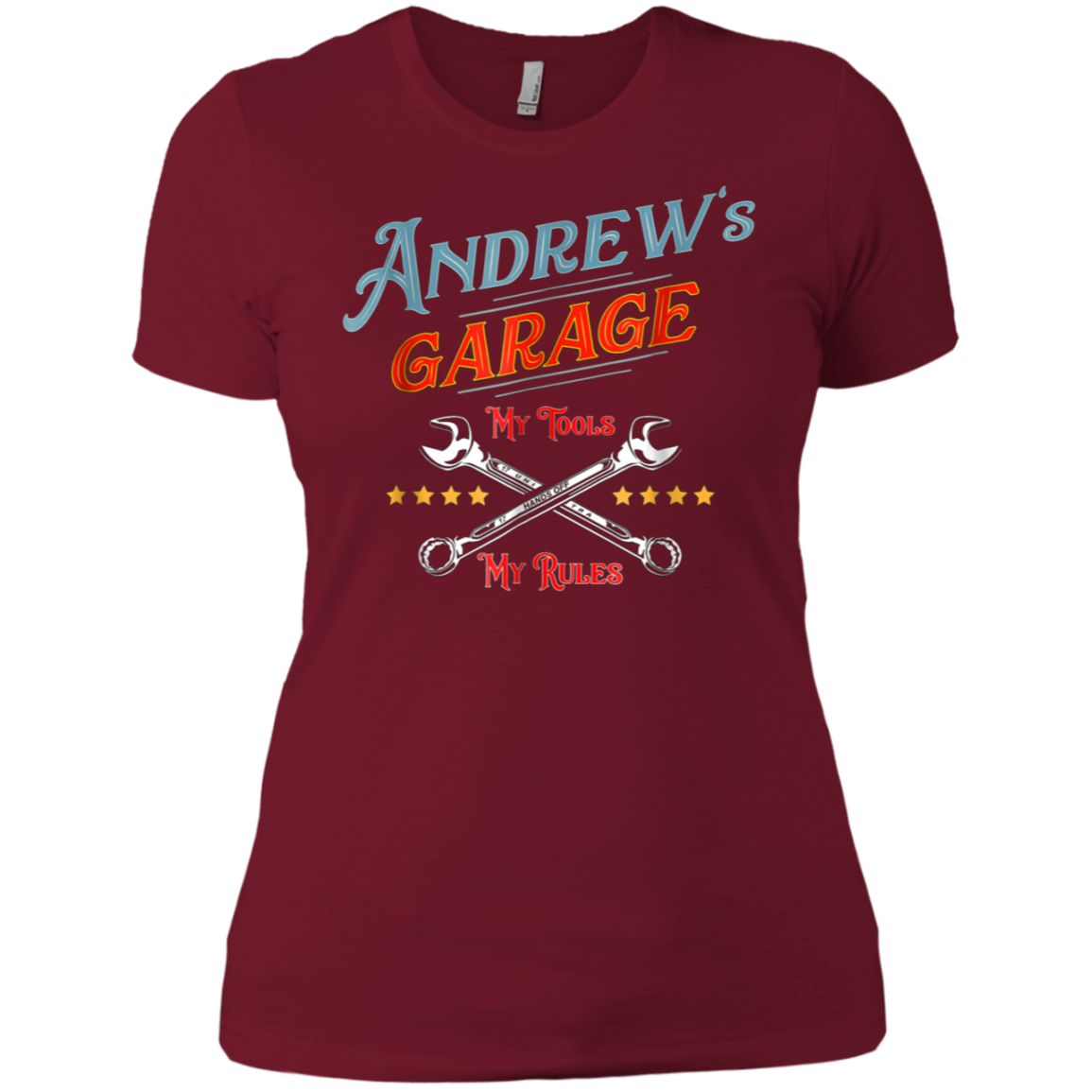 Andrew's Garage funny gift t-shirt