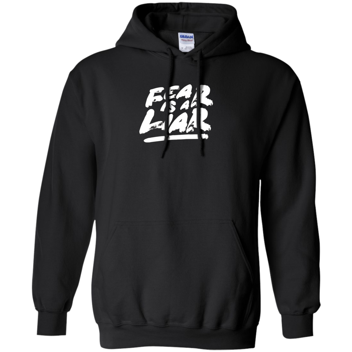 "Fear Is A Liar" T-shirt Success Wins Positive Thinking Tee