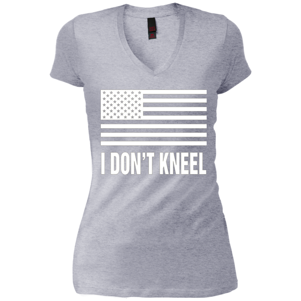 American Flag I Don't Kneel Patriotic T-Shirt