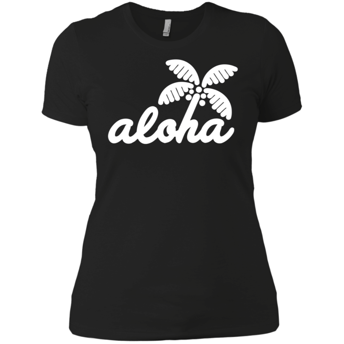 Aloha Palm Tree Simple Long Sleeve T-shirt