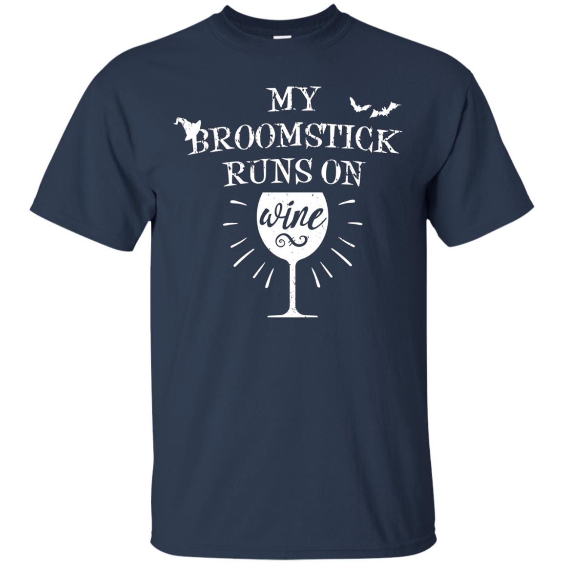 Witchy My Broomstick Runs on Wine T-Shirt