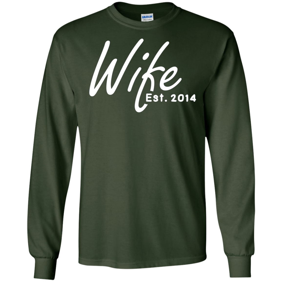 4th Wedding Anniversary Gift For Her - Wife Est 2014 Shirt