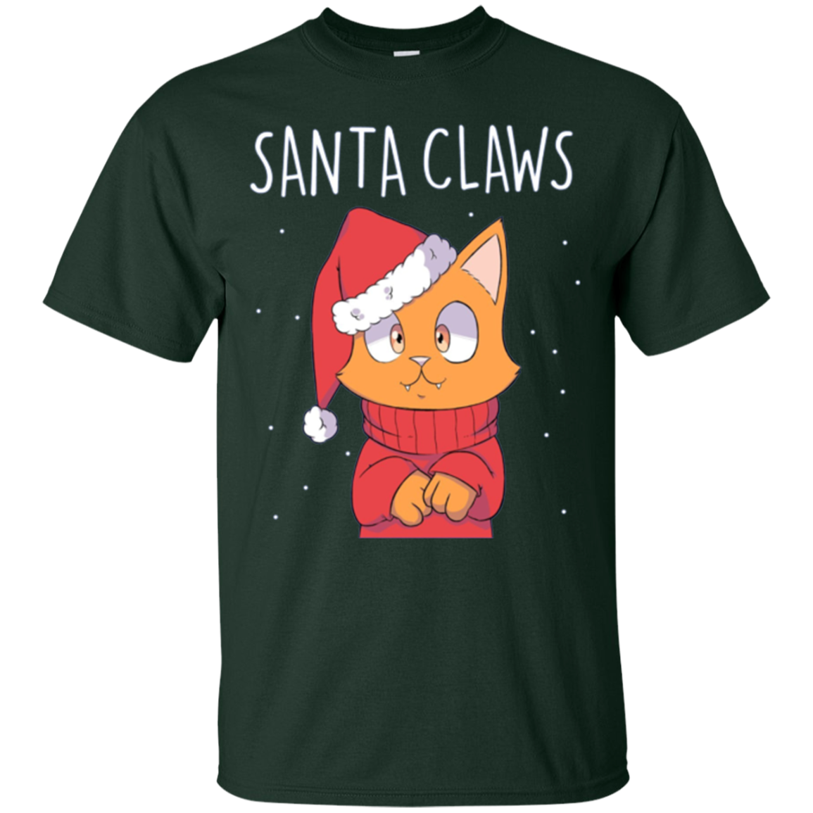 Santa Claws Cat Lovers Long Sleeve Shirt