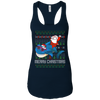 Image of Santa Riding Shark Merry Xmas Gift Tshirt