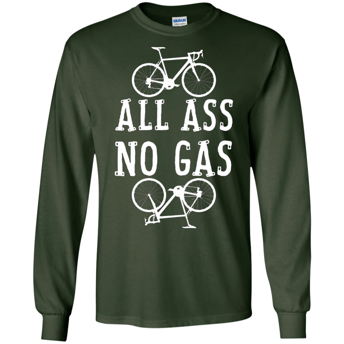 ALL ASS NO GAS Shirt - cycling lover shirts