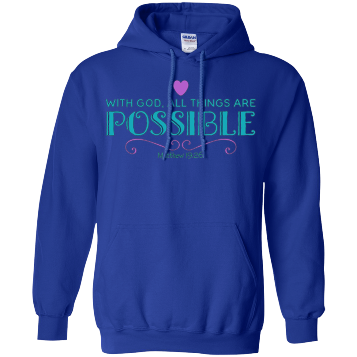 With God All Things Are Possible Bible Verse T-shirt