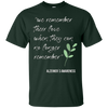Image of Alzheimer awareness t-shirt for family member and friends