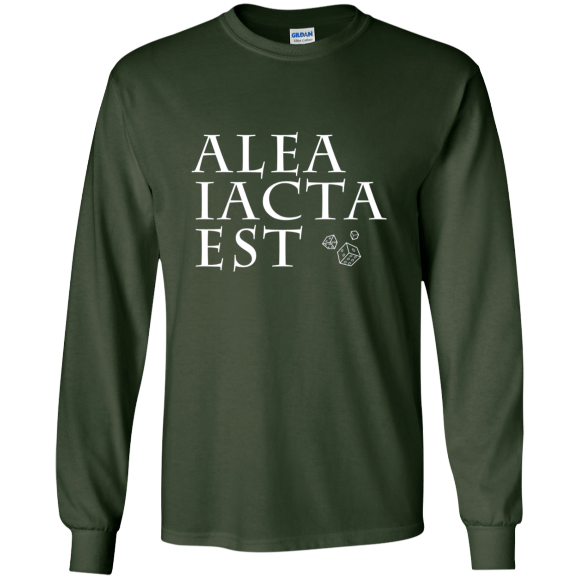 Alea Iacta Est The Die is Cast Long Sleeve Caesar Shirt
