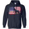 Image of american flag labrador shirt - usa flag labrador shirt