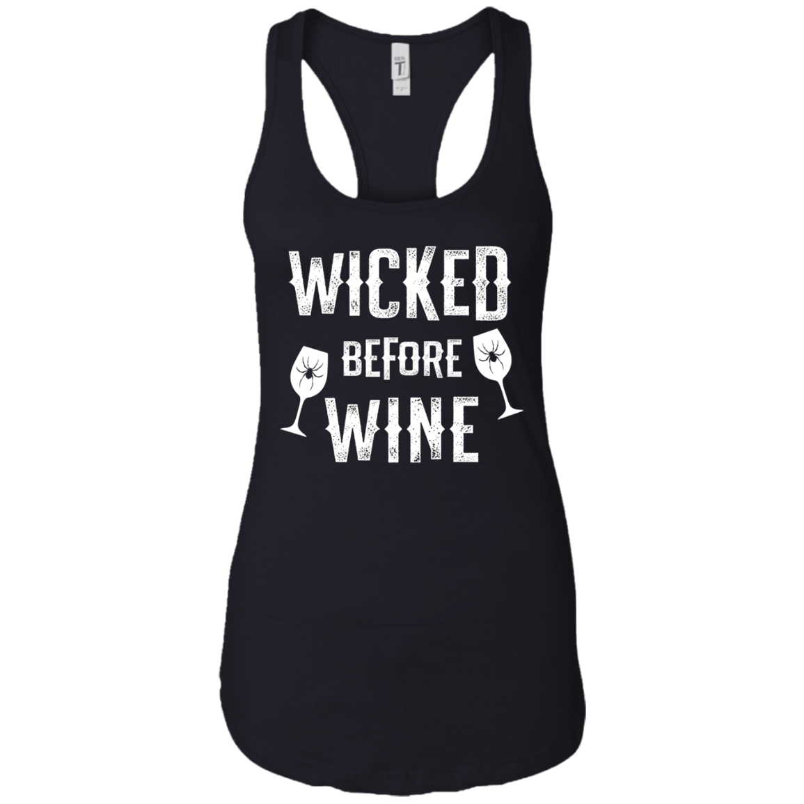 Funny Halloween Wine Long Sleeve Shirt Wicked Before Wine