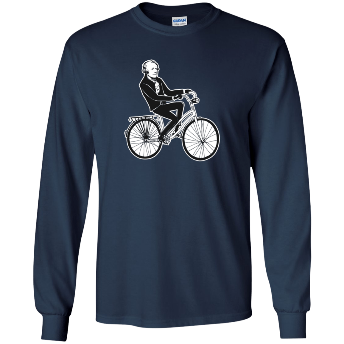 Alexander Hamilton Shirt | Alexander Hamilton on a Bicycle
