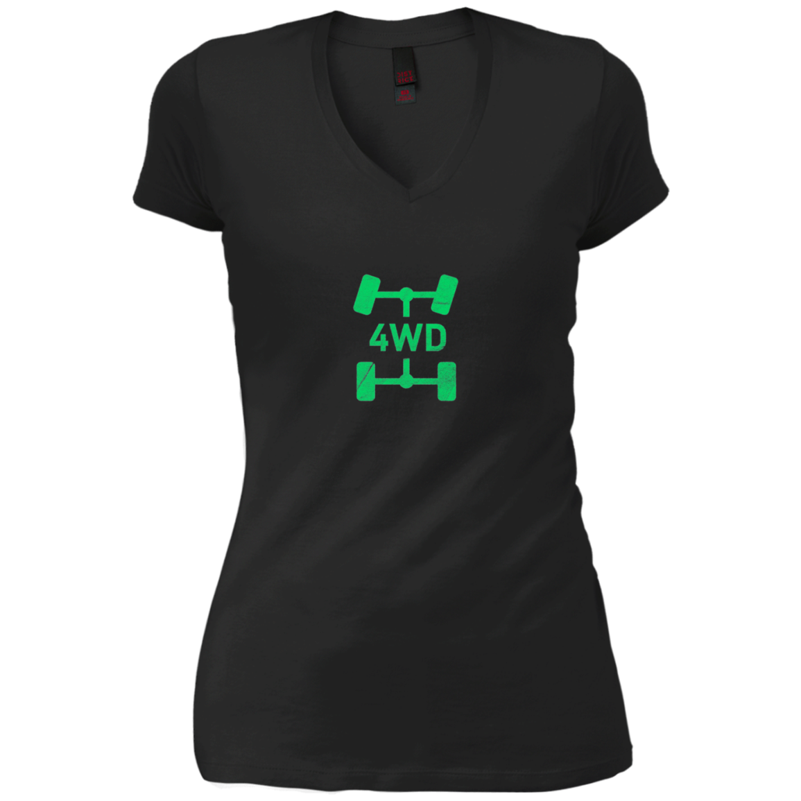 4WD Retro Long Sleeve T-Shirt Offroad Overland 4x4 Green