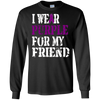 Image of Alzheimer's Awareness T-shirt I Wear Purple For My Friend