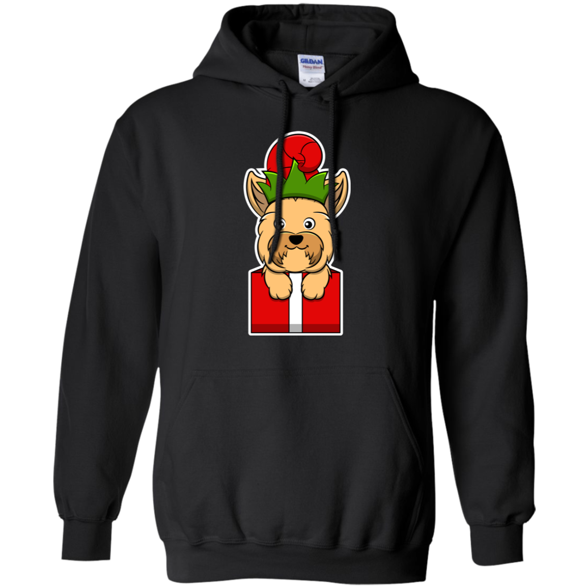 Christmas Yorkshire Terrier Dog T-Shirt, Puppy Xmas Gift