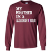 Image of Alzheimer's Awareness T-Shirt For Brothers Purple Ribbon Tee