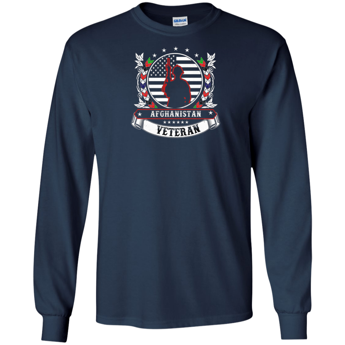 Afghanistan Veteran T-Shirt Military Combat Veteran Shirt