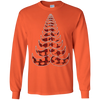 Image of Christmas Tree Hipster Red Plaid Mustache T-Shirt