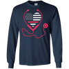 Image of American Nurse T-shirt Nursing's Heart