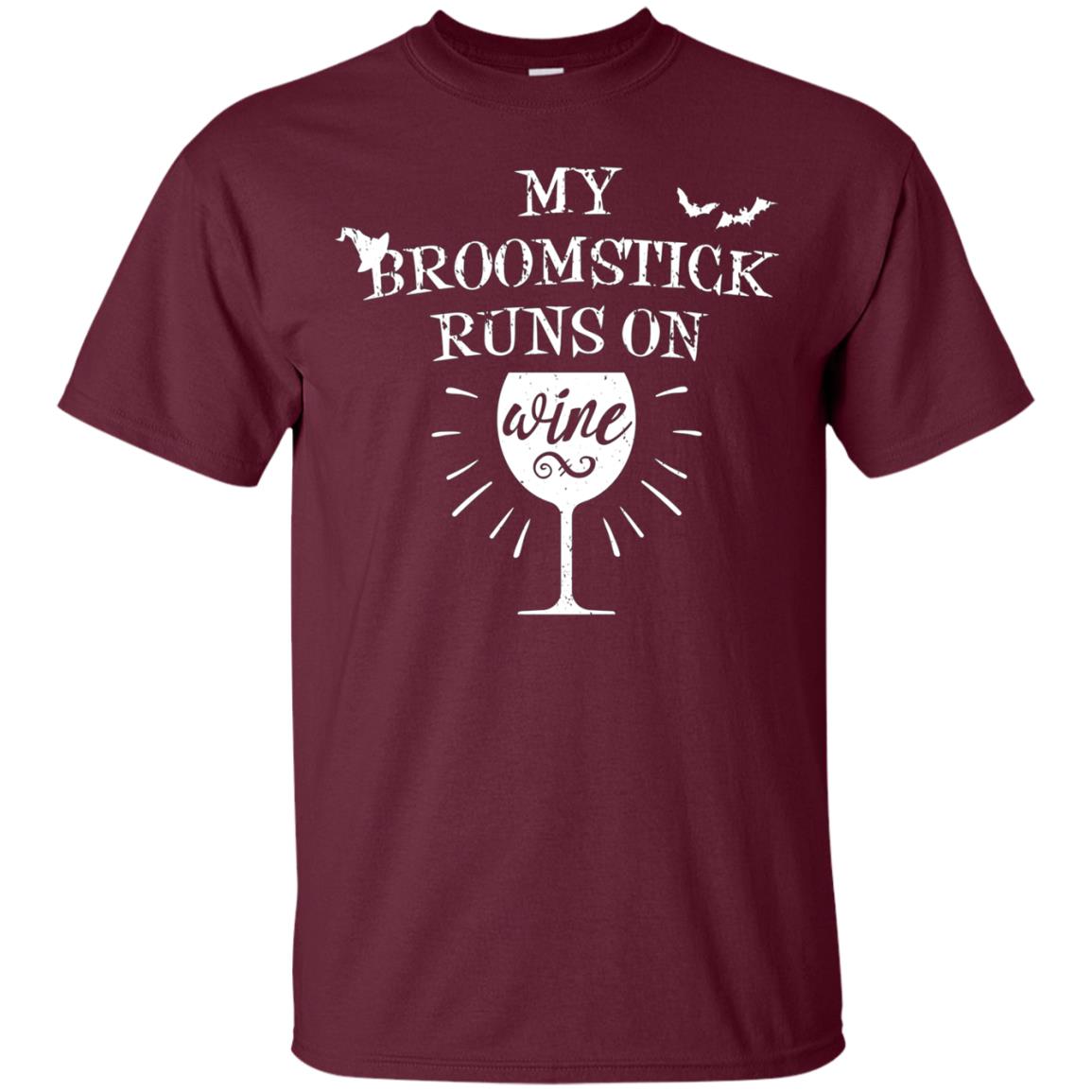 Witchy My Broomstick Runs on Wine T-Shirt