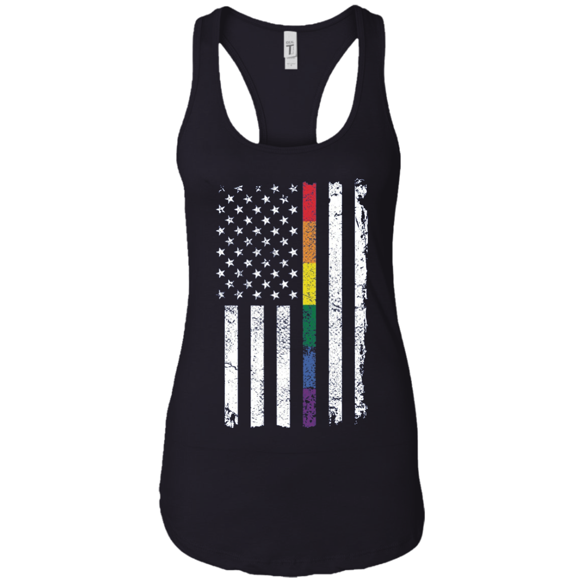 American LGBT Pride LGBTQ Supporter Long Sleeve Tshirt