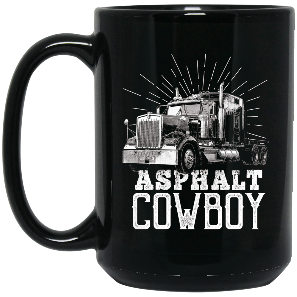 Asphalt Cowboy Trucker Truck Driver Shirt Truck Driver Gift