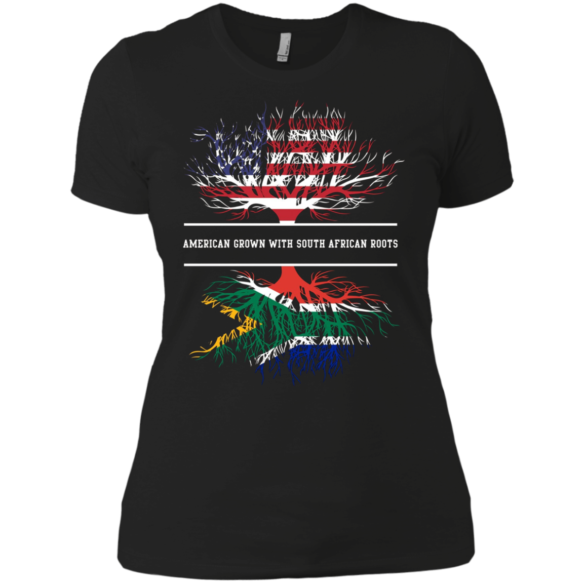 American Grown With South African Roots T-Shirt South Africa