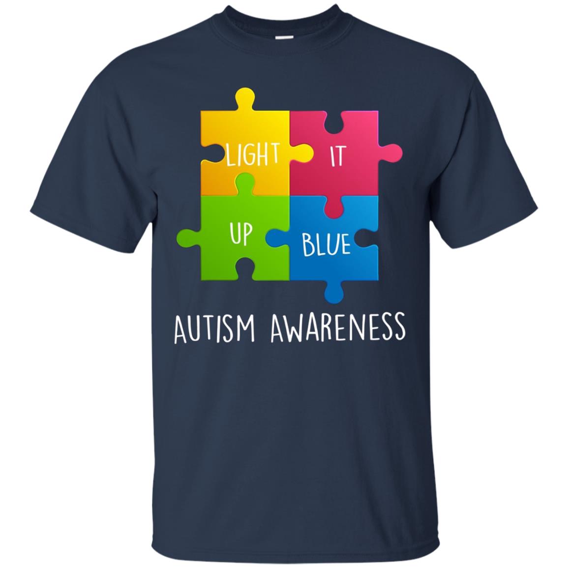Autism Awareness Light it up Blue T-Shirt