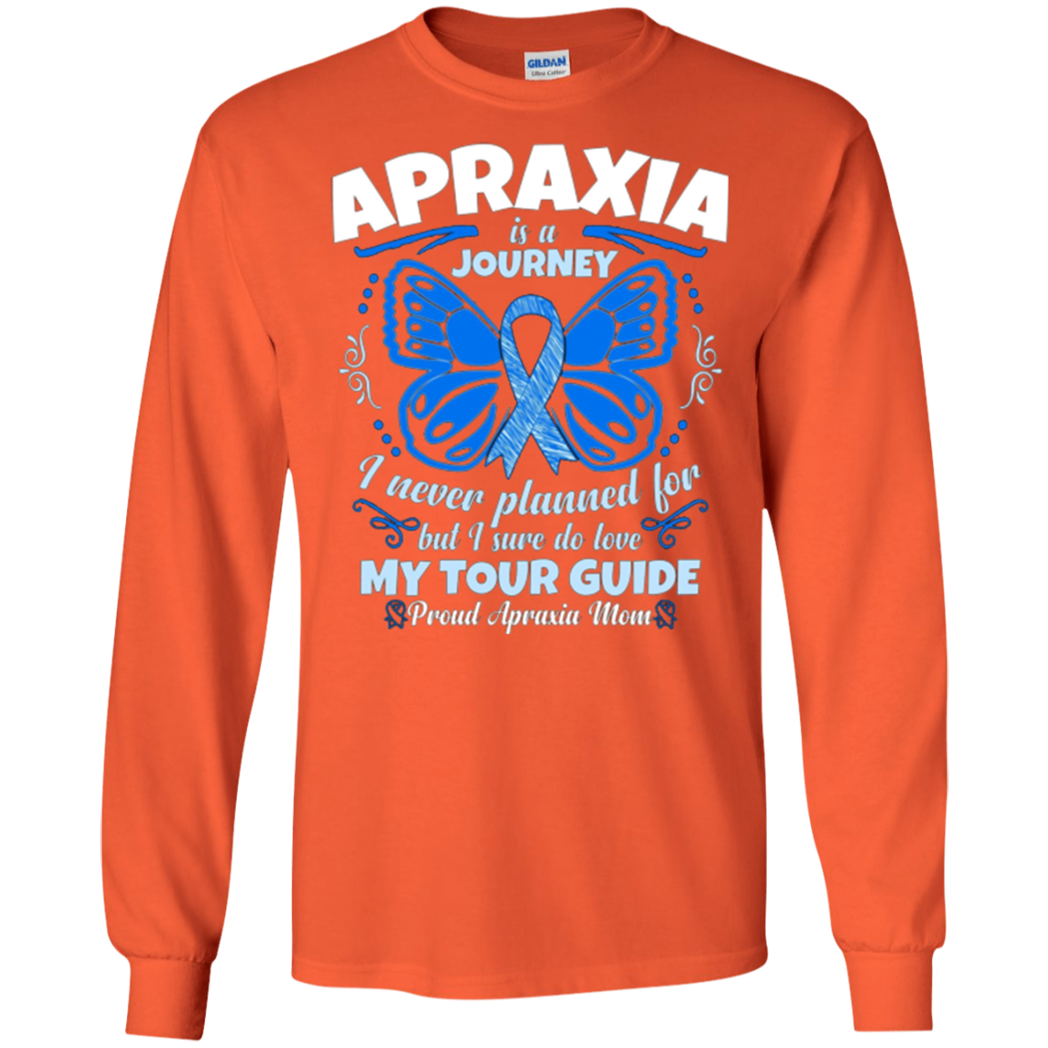 Apraxia Awareness T Shirt - Proud Apraxia Mom