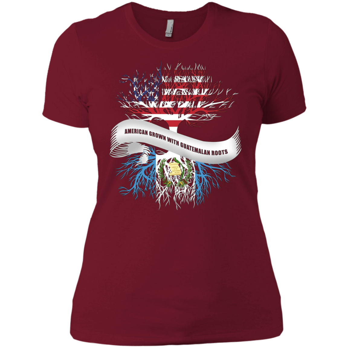 American Grown With Guatemalan Roots T-Shirt Guatemala Tee