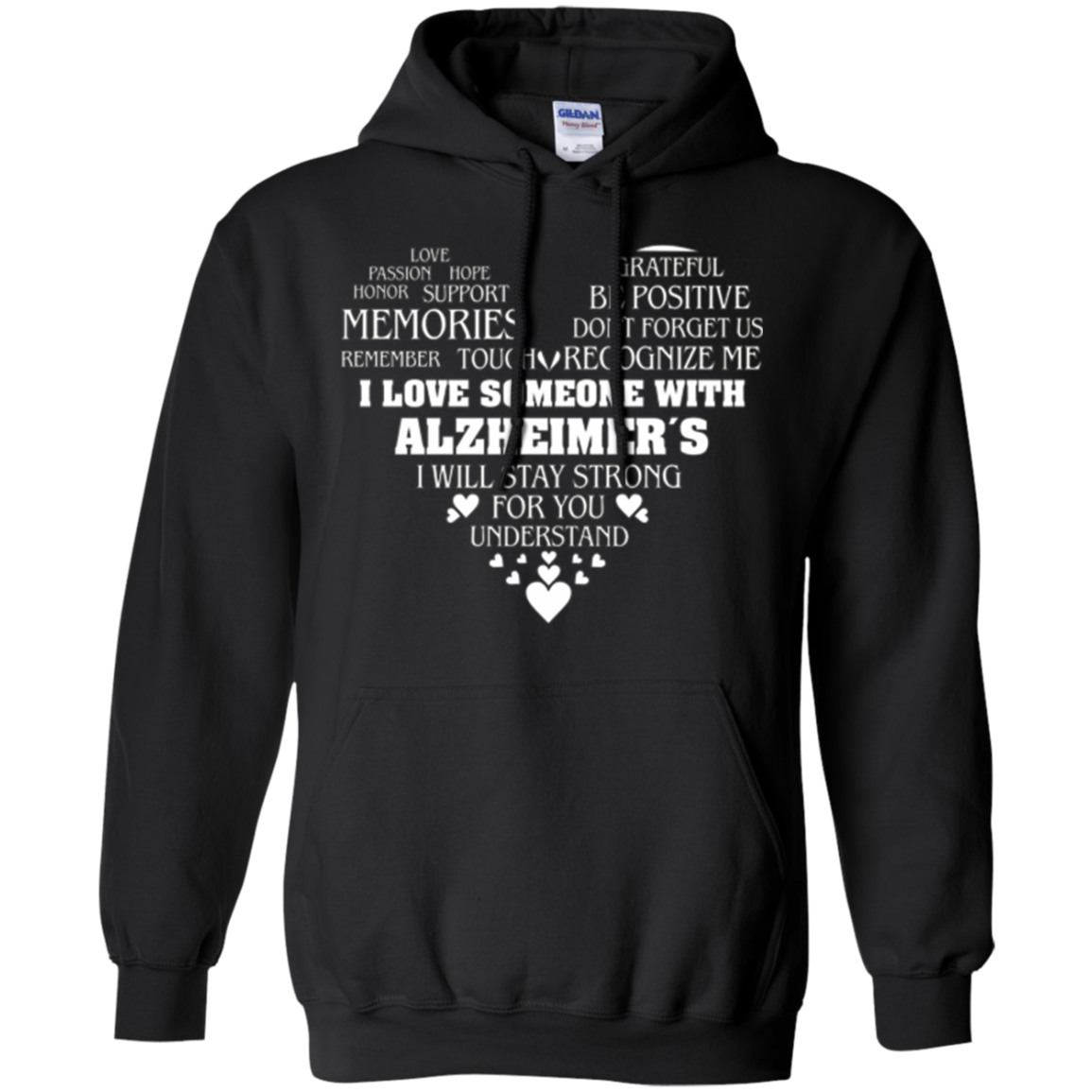 Alzheimer awareness t-shirt for family member