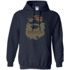 Image of 'Merica Patriotic Beard Sunglasses Flag T-shirt