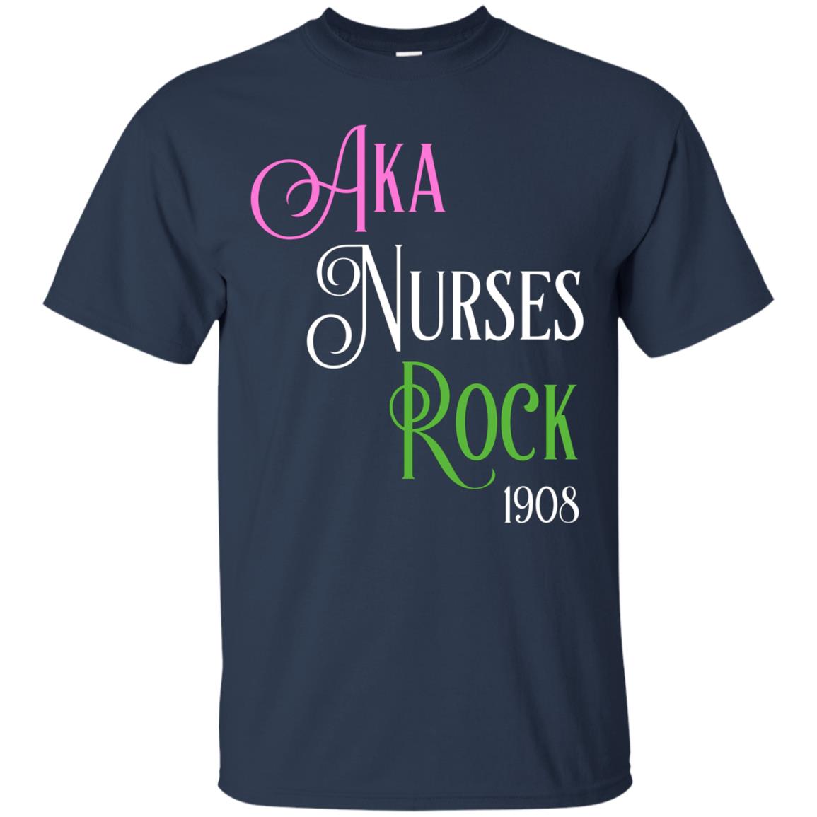 Alpha Kappa A Nurses LPN RN CNA Rock T-Shirt