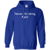 Image of Alcohol Humor Never Drinking Again Long Sleeve Shirt