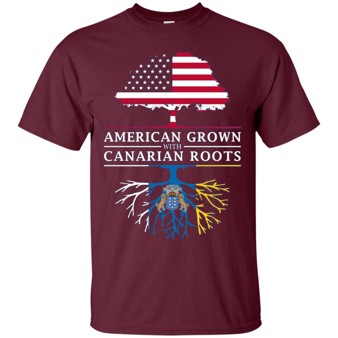American Grown with Canarian Roots - Canary Islands Shirt