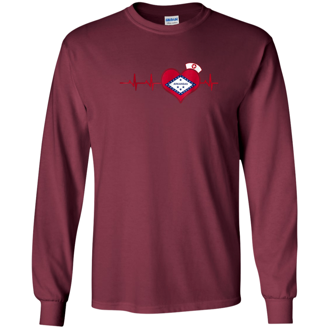Arkansas Nurse Heartbeat T-shirt National Nurses Week