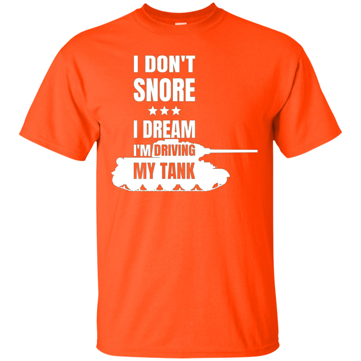 Army Tank Panzer Driver T-Shirt Snore Snoring Funny Quote
