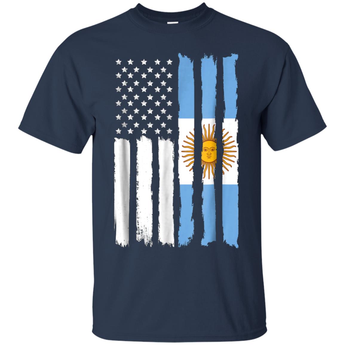 American Argentina Patriotic Flag T-shirt