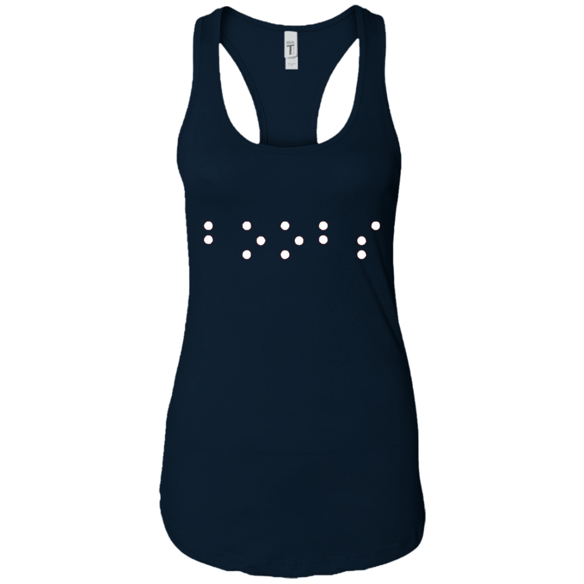 "Boobs" written in contracted Braille t-shirt funny tshirt