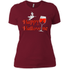 Image of Funny Halloween Wine Tshirt, Happy Hallowine, for Men Women