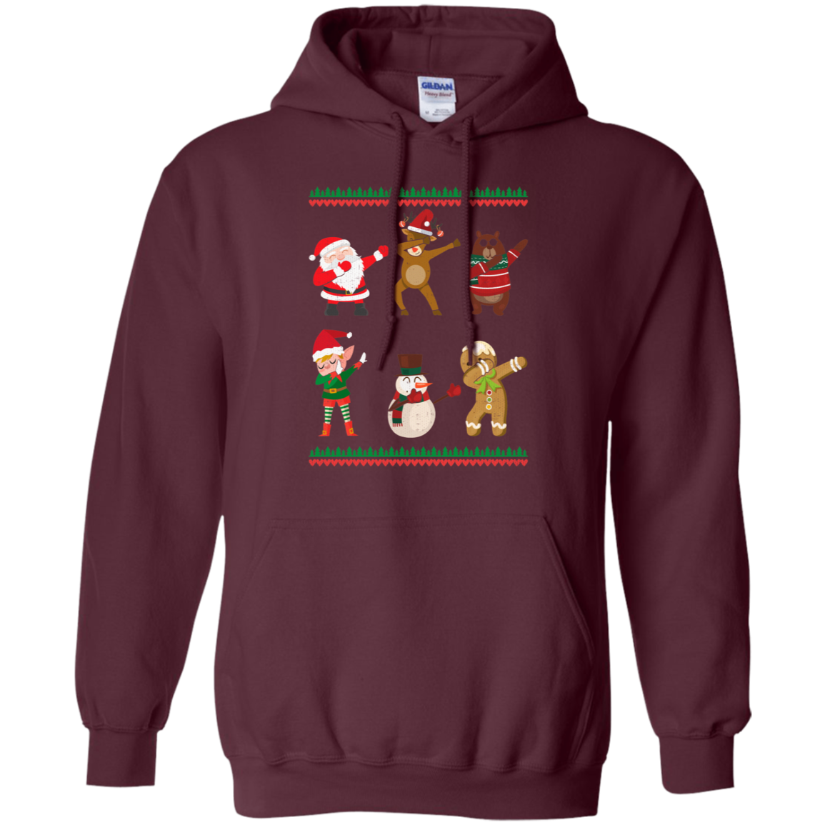 christmas Shirts dabbing santa and friends