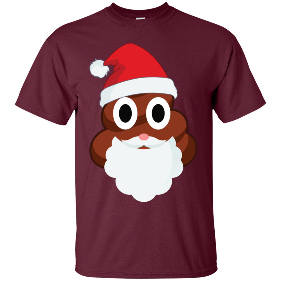 Santa Poop Emoji Funny Christmas Shirt