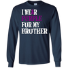 Image of Alzheimer's Awareness T-shirt I Wear Purple For My Brother