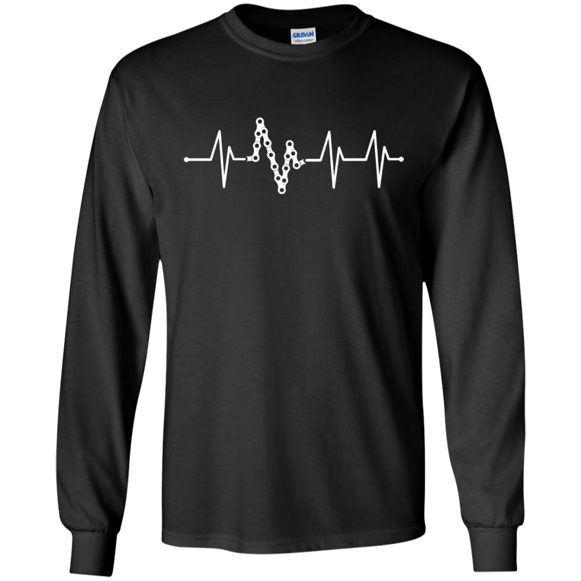 Bike Heartbeat Pulse Shirt - Funny Bike Shirt
