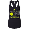 Image of WITH JESUS IN HER HEART & A Softball Hand She Is T-Shirt