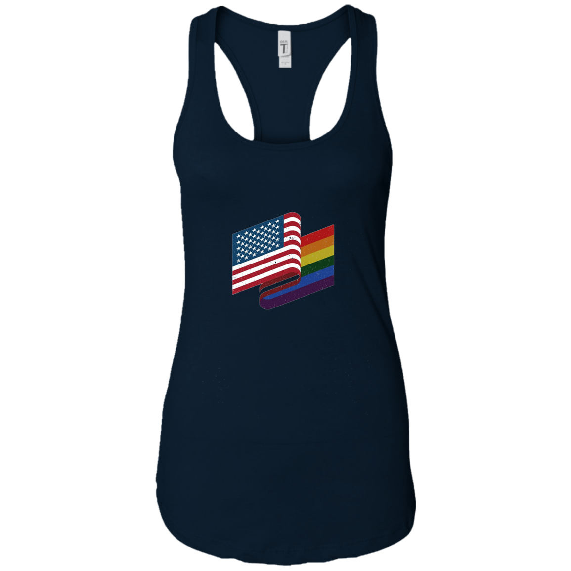 American Gay Flag Shirt, LGBT America Pride, 4th of July Tee