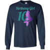 Image of 10th Birthday Girl Of Mermaid T-shirt 10 Years Old Mermaid
