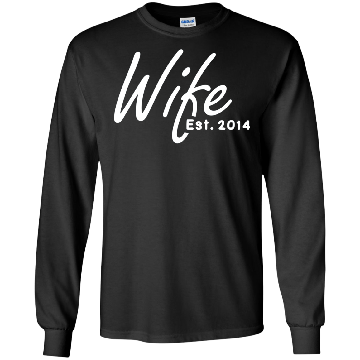 4th Wedding Anniversary Gift For Her - Wife Est 2014 Shirt