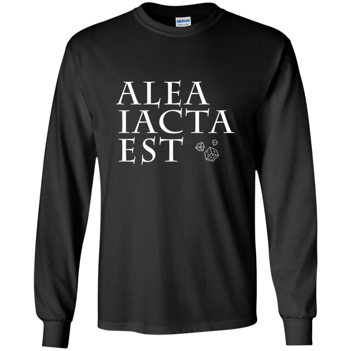 Alea Iacta Est The Die is Cast Long Sleeve Caesar Shirt