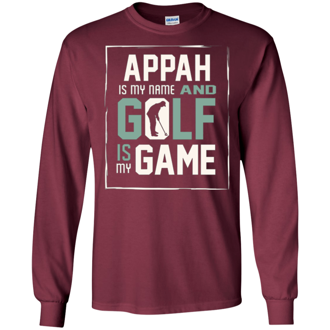 Appah My Name Golf My Game Golfing Shirt